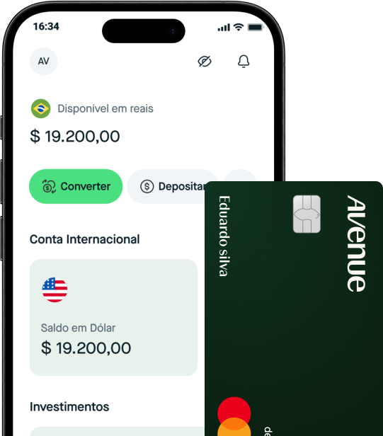 App da Avenue e cartão Avenue