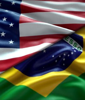Risco x Retorno no Brasil e EUA