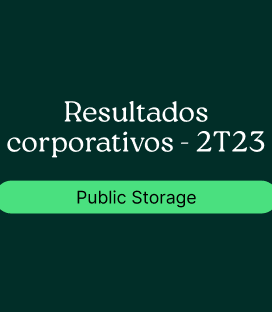 Public Storage (PSA) : Resultado Corporativo – 2T23