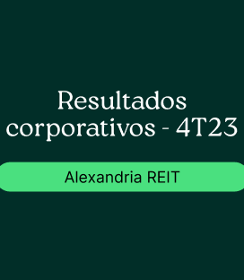 Alexandria Real State Equities (ARE): Resultado Corporativo- 4T23