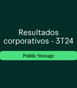 Public Storage (PSA) – Resultados Trimestrais – 3T24